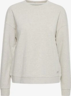 OXMO Sweatshirts Sweatshirt GRYNET Frauen Weiß
