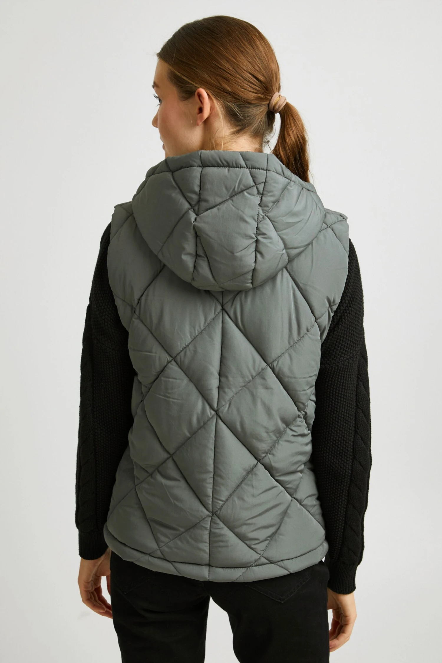 OXMO Westen Weste Stana Frauen Grau 4 OXMO Westen Weste Stana Frauen Grau – Bild 4