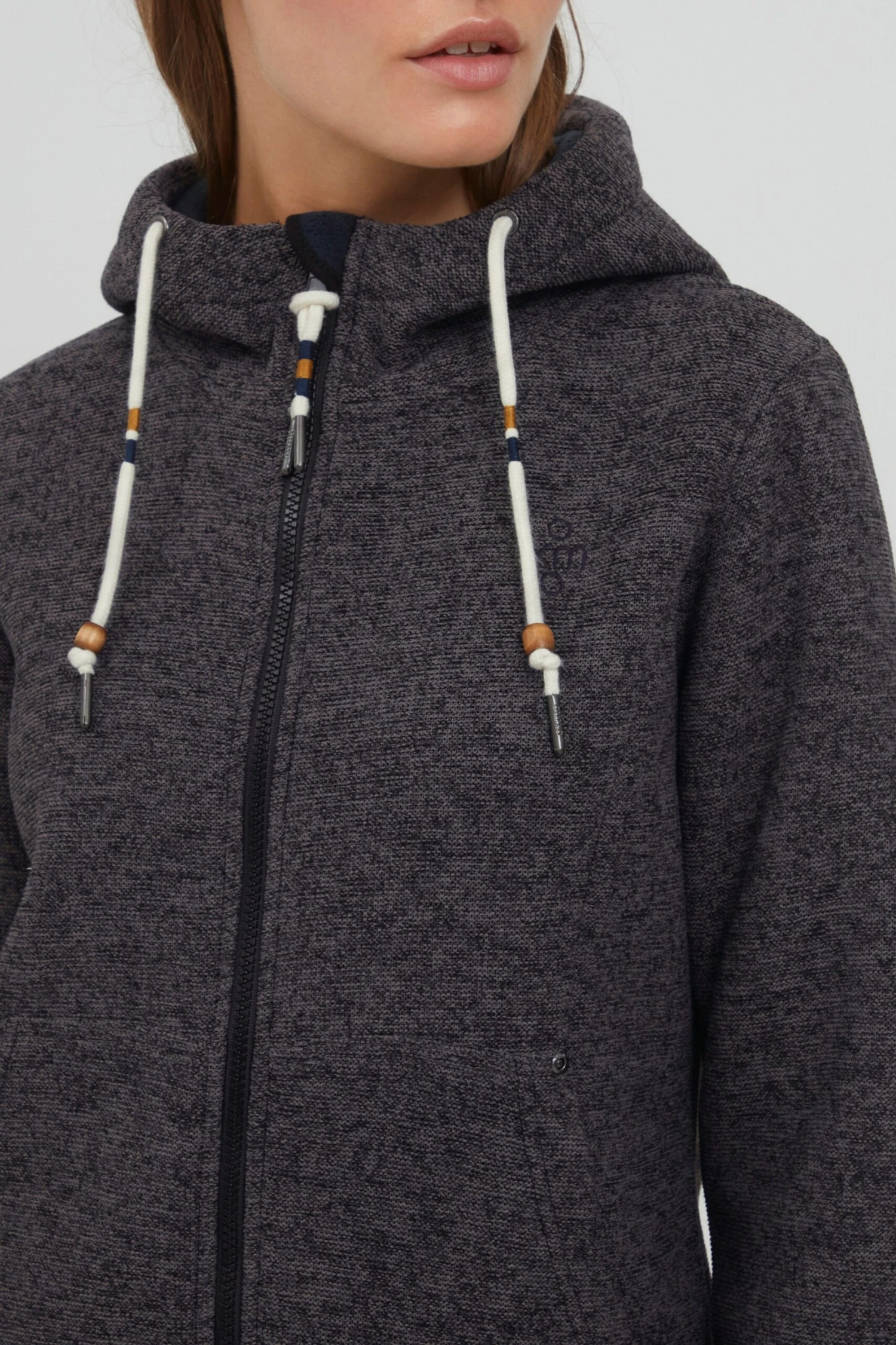 OXMO Outdoorjacken Fleecejacke FIA Frauen Schwarz 5 OXMO Outdoorjacken Fleecejacke FIA Frauen Schwarz – Bild 5