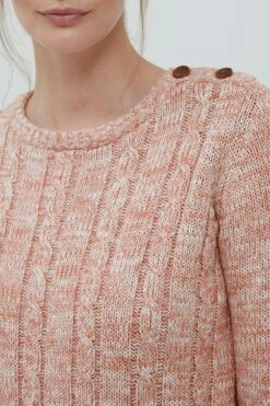 OXMO Basic Pullover Strickpullover Phia Frauen Rosa -OXMO Verkaufs-Shop 83cdb75d4bbcc9291ba1241a24ef4fa0