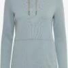 OXMO Longpullover Hoodie Vilma Frauen Blau