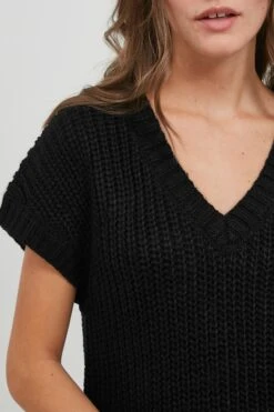 OXMO Feinstrickpullover Pullover Lene Frauen Schwarz -OXMO Verkaufs-Shop 84f511dfd80e428f471908d776f6291a