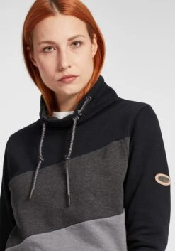 OXMO Pullover Hoodie Agda Frauen Grau / Schwarz 10 OXMO Pullover Hoodie Agda Frauen Grau / Schwarz -OXMO Verkaufs-Shop 855a5282a7dd2528089a5a3d429de990