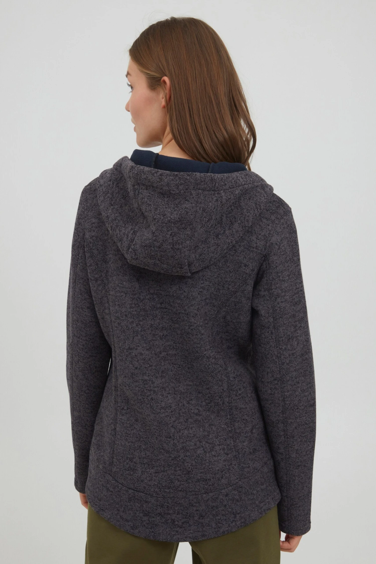 OXMO Outdoorjacken Fleecejacke FIA Frauen Schwarz 4 OXMO Outdoorjacken Fleecejacke FIA Frauen Schwarz – Bild 4