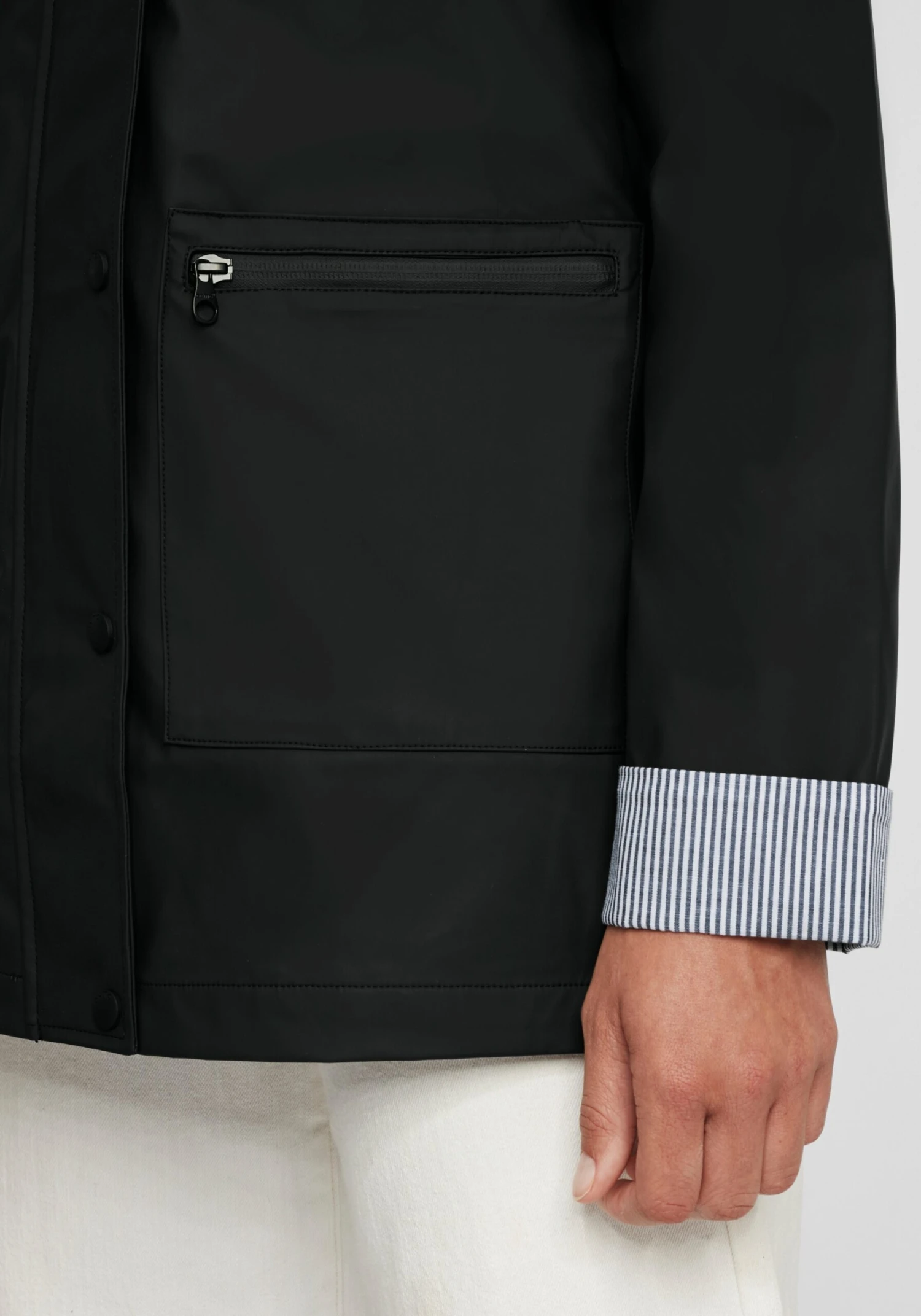 OXMO Übergangsjacken Regenjacke Becky Frauen Schwarz 6 OXMO Übergangsjacken Regenjacke Becky Frauen Schwarz – Bild 6