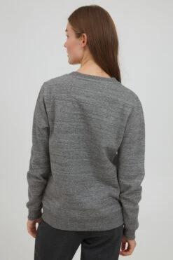 OXMO Sweatshirts Rundhalspullover HELLA Frauen Graumeliert -OXMO Verkaufs-Shop 87cb4f442379fd1b609b8d24b2a49cb4