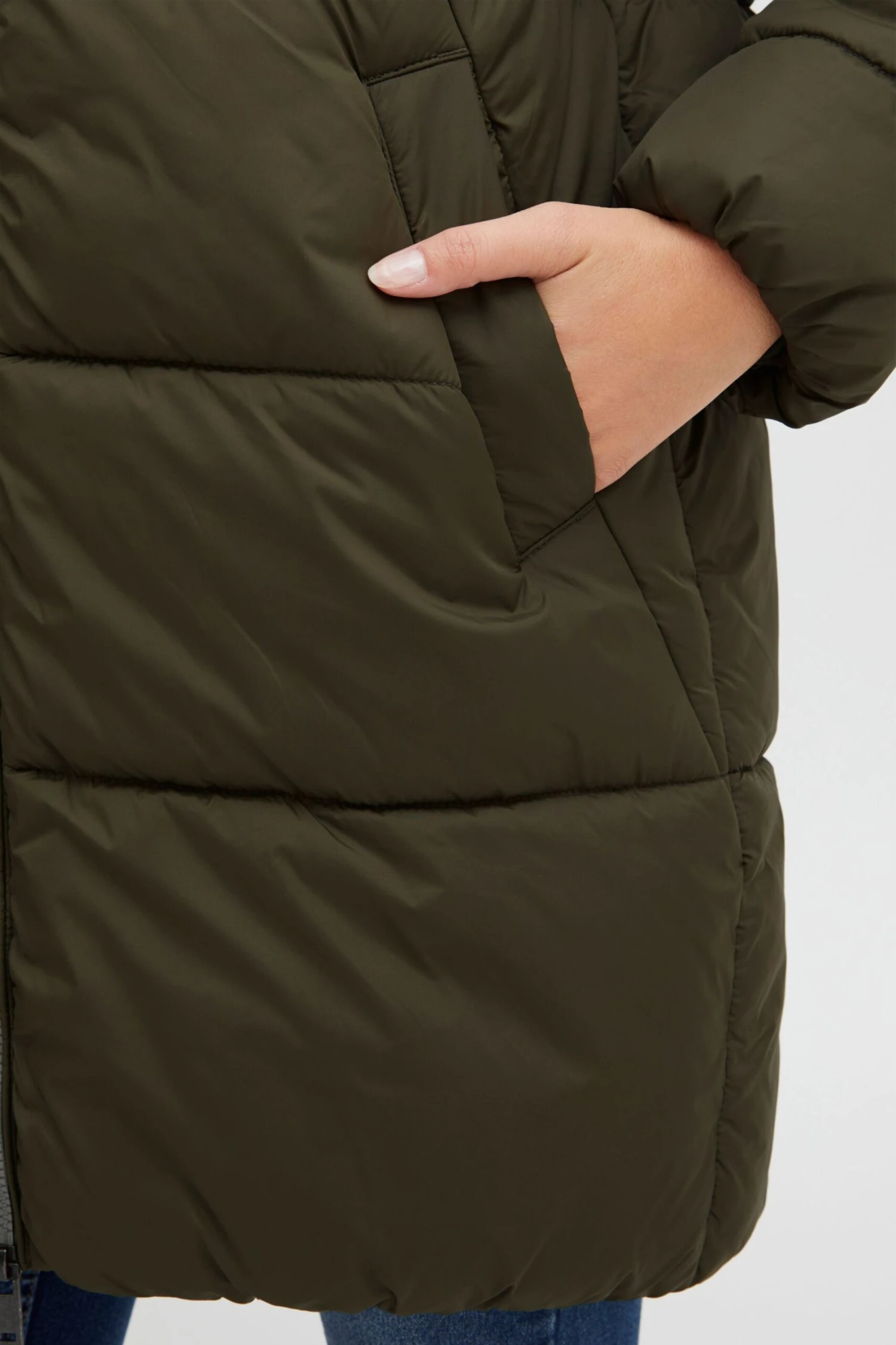 OXMO Winterjacken Winterjacke Bodil Frauen Oliv 6 OXMO Winterjacken Winterjacke Bodil Frauen Oliv – Bild 6