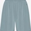 OXMO Hosen Loosefit Shorts BJÖRK Frauen Blau