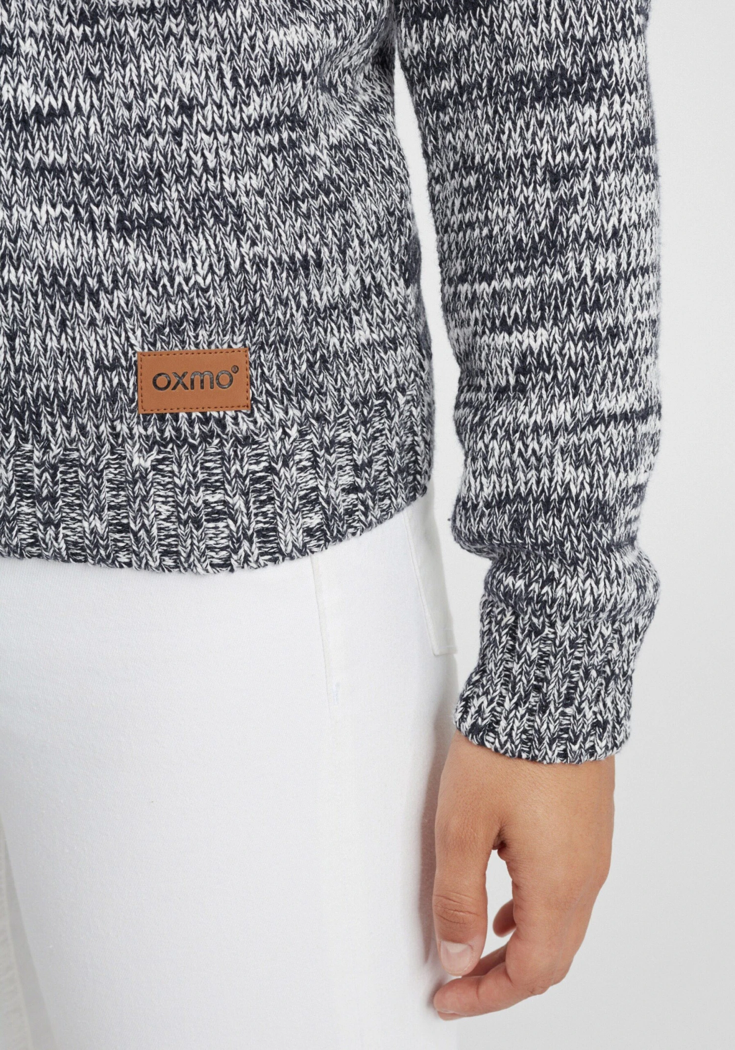 OXMO Strickjacken Strickjacke Phenix Frauen Blau / Grau 6 OXMO Strickjacken Strickjacke Phenix Frauen Blau / Grau – Bild 6