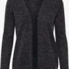 OXMO Strickjacken Strickjacke NENA Frauen Grau / Graumeliert
