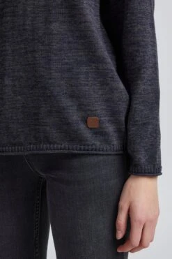 OXMO Feinstrickpullover Strickpullover Daniela Frauen Blau -OXMO Verkaufs-Shop 8d8f4e84325af8778af567038eb69585