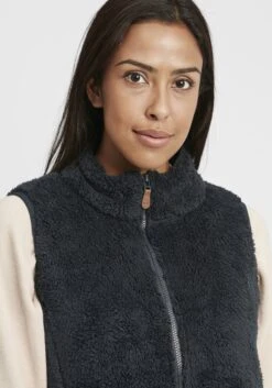 OXMO Westen Weste Theri Frauen Blau -OXMO Verkaufs-Shop 8f39cacaa7b24086b3328502bd3037de