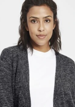 OXMO Strickjacken Strickjacke Neli Frauen Grau -OXMO Verkaufs-Shop 8f72a42aa160f3bff5234e554ae49d1c