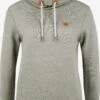 OXMO Sweatshirts Hoodie Cecilia Frauen Grau