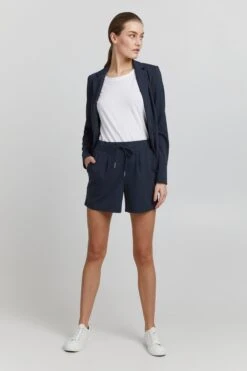 OXMO Shorts Regular Hose Annik Frauen Dunkelblau -OXMO Verkaufs-Shop 936ca69dacef0005b488f1eac870419a