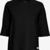 OXMO Pullover Rundhalspullover JONNE Frauen Schwarz