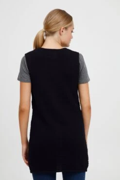 OXMO Westen Weste OXHEIDI Frauen Schwarz -OXMO Verkaufs-Shop 94fe4bbb96eb66c9488f43b8fd9bfc7d