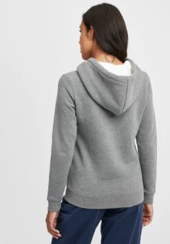 OXMO Kapuzenpullover Hoodie Binna Frauen Grau -OXMO Verkaufs-Shop 964452c89b5a4f4e0f8a66e2250fd2de