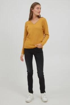 OXMO Feinstrickpullover Pullover Ilva Frauen Gelb 7 OXMO Feinstrickpullover Pullover Ilva Frauen Gelb -OXMO Verkaufs-Shop 97752383ee5e32fc4ce11c029c3f73c9