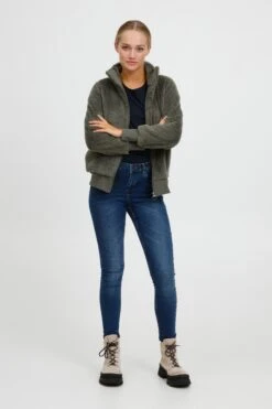 OXMO Übergangsjacken Bomberjacke Anneka Frauen Grau -OXMO Verkaufs-Shop 98205dd6c9340a53dbc7614b237183b2