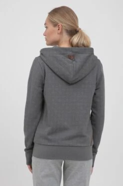 OXMO Sweatjacken Kapuzensweatjacke VENDELA Frauen Grau / Graumeliert -OXMO Verkaufs-Shop 999947ef0a190d78a155ca2c8f2355bf