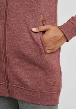 OXMO Sweatjacken Sweatjacke Vicky Straight-Zip Frauen Rot -OXMO Verkaufs-Shop 99baf83381f65bbeddfa9c6df3ce4c3f