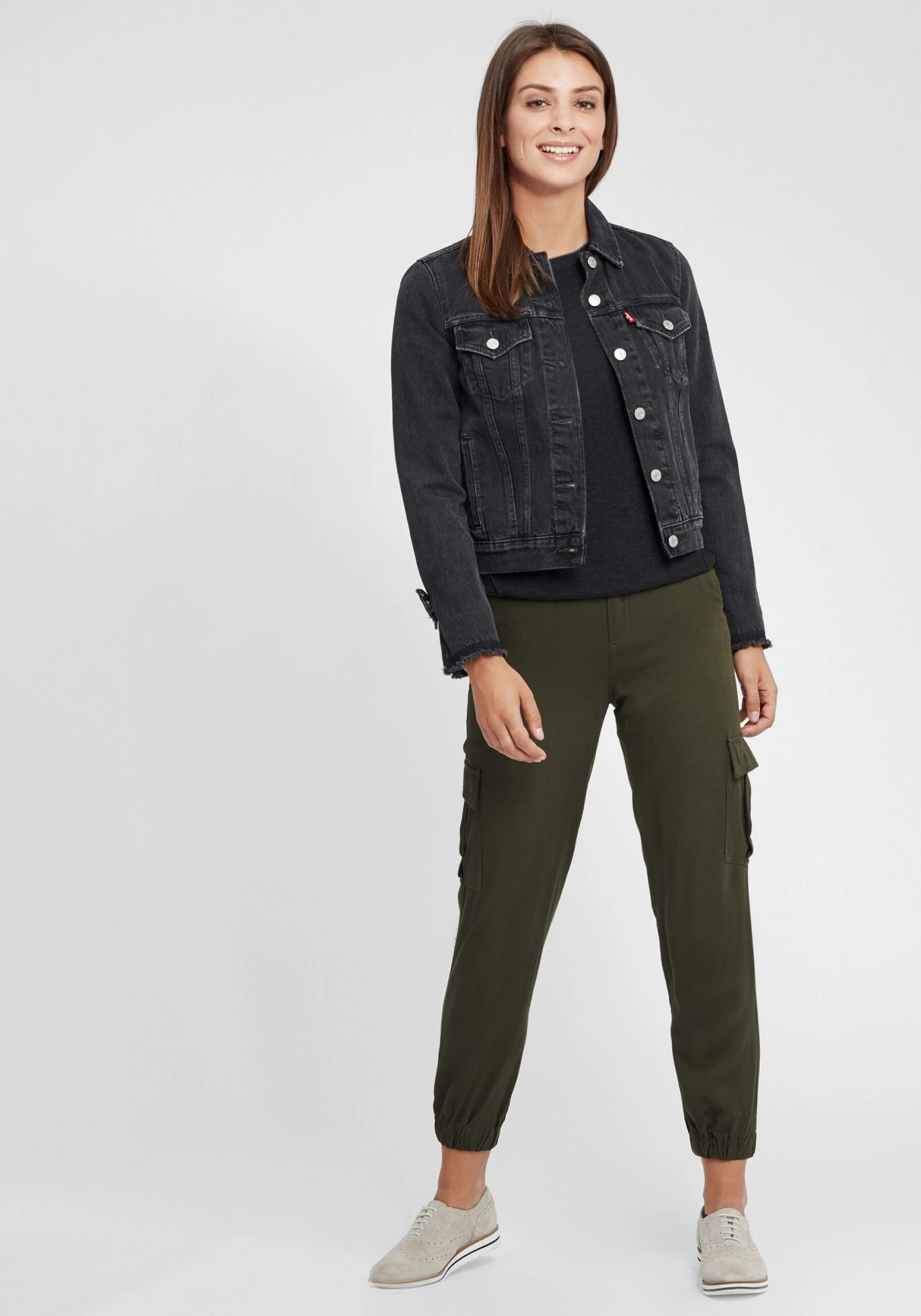 OXMO Basic Pullover Pullover Winova Frauen Dunkelblau 3 OXMO Basic Pullover Pullover Winova Frauen Dunkelblau – Bild 3