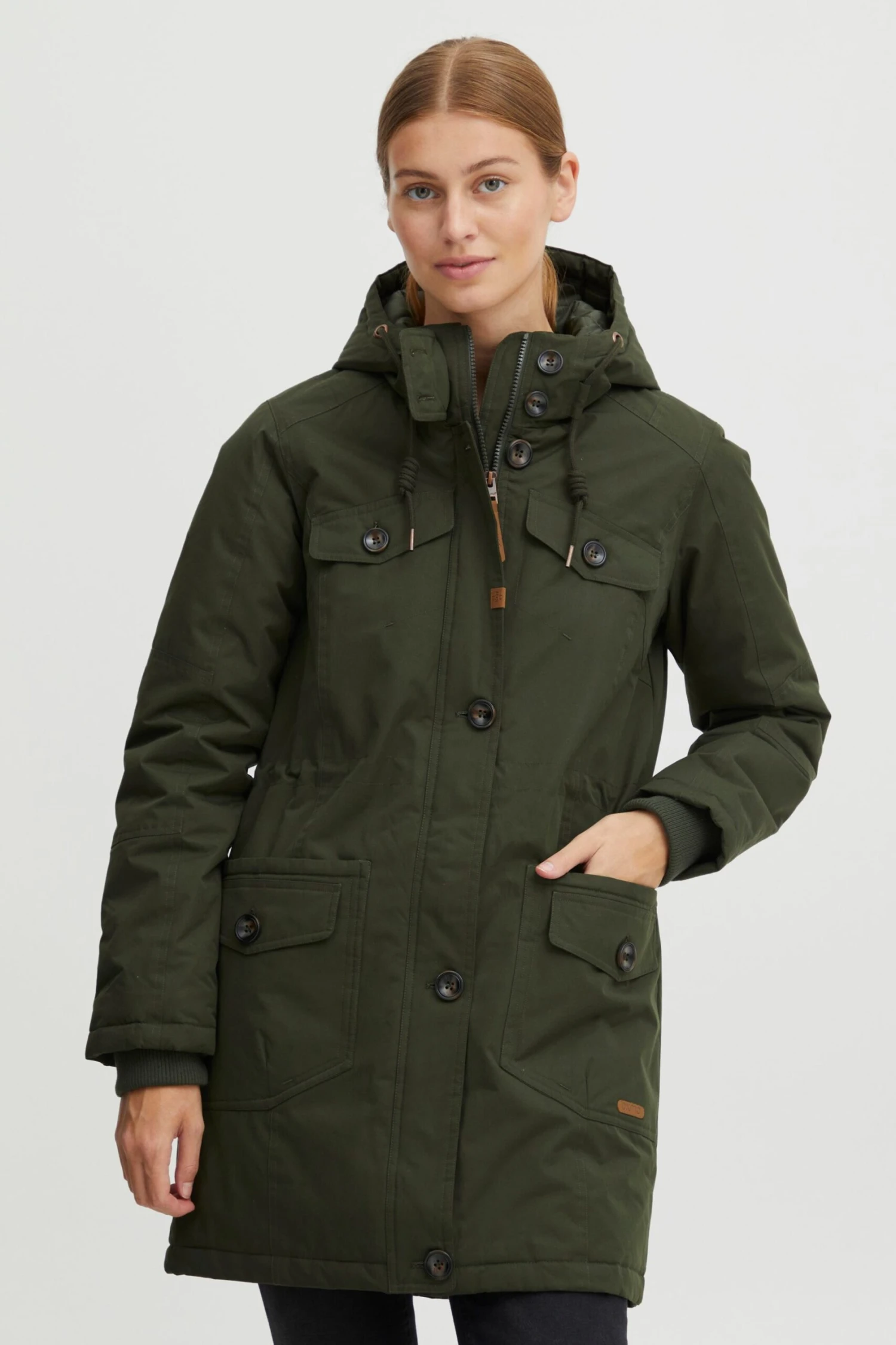 OXMO Jacken Parka Tala Frauen Grün / Khaki 2 OXMO Jacken Parka Tala Frauen Grün / Khaki – Bild 2