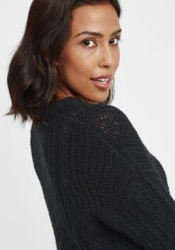 OXMO Feinstrickpullover Pullover Chiara Frauen Blau -OXMO Verkaufs-Shop 9a51e576241b3fb589998e3345d15c0e