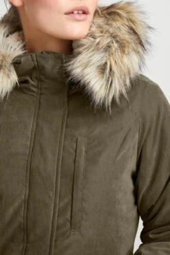 OXMO Winterjacken Parka Loka Frauen Dunkelgrün -OXMO Verkaufs-Shop 9aee476f6c254dc36efaa395a14ddef7