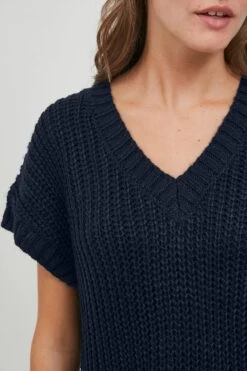 OXMO Feinstrickpullover Pullover Lene Frauen Navy -OXMO Verkaufs-Shop 9b505f41766d63ba3e352ad0c0903693