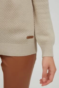 OXMO Strickjacken Rollkragenpullover Sina Frauen Creme -OXMO Verkaufs-Shop 9ba02e4b4a5a67ed6b9ea7c8c2f0f6f8