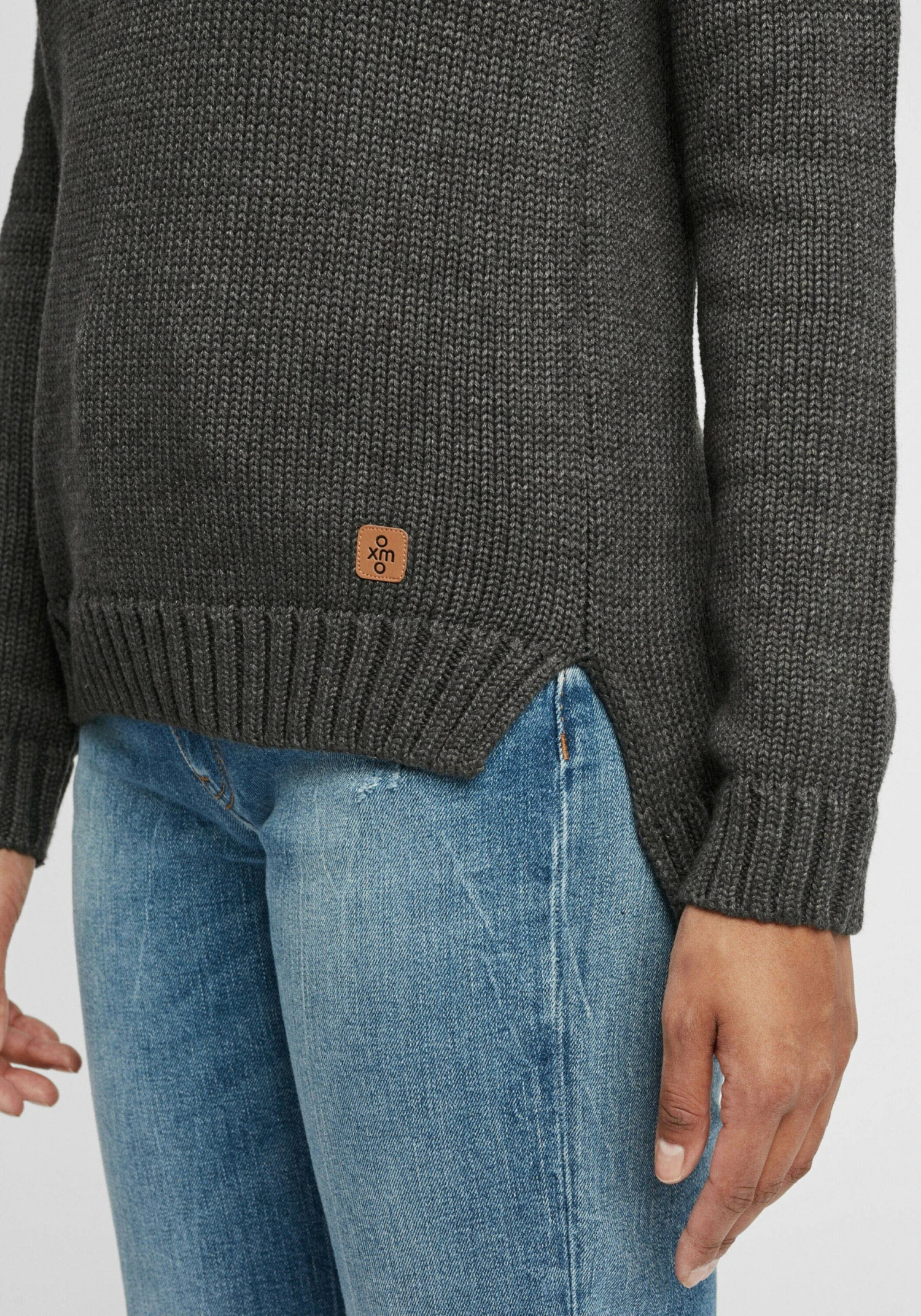 OXMO Pullover Rollkragenpullover OXPIA Frauen Grau 6 OXMO Pullover Rollkragenpullover OXPIA Frauen Grau – Bild 6