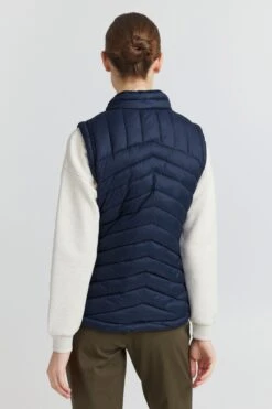 OXMO Westen Weste OXTelppa Frauen Blau -OXMO Verkaufs-Shop 9ca4244b42a2caab6d4cb796fcb123d3