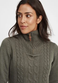 OXMO Rollkragenpullover Strickpullover Carry Frauen Grau 10 OXMO Rollkragenpullover Strickpullover Carry Frauen Grau -OXMO Verkaufs-Shop 9da051b8144ba1da536e67f828f98e98