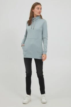 OXMO Longpullover Hoodie Vilma Frauen Blau 8 OXMO Longpullover Hoodie Vilma Frauen Blau -OXMO Verkaufs-Shop 9f258bfac02bfed89d4ef8fd2ec70365