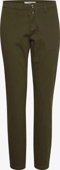 OXMO Chinos Regular Chinohose Pilar Frauen Khaki / Oliv