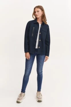 OXMO Übergangsjacken Übergangsjacke Tami Frauen Blaumeliert -OXMO Verkaufs-Shop a007fb8d211fb6101968b71ed25adcd0