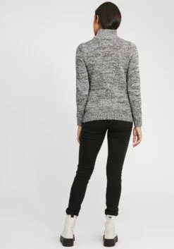 OXMO Rollkragenpullover Strickpullover Philicita Frauen Blau -OXMO Verkaufs-Shop a031f3d715bd0d4154036fa814dc3ee4