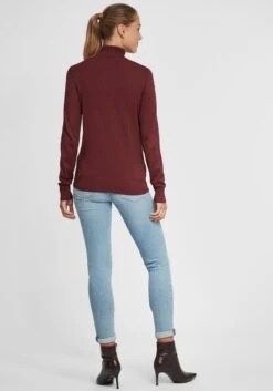 OXMO Pullover Rollkragenpullover Wina Frauen Braun -OXMO Verkaufs-Shop a1c1237a97650ff26ca1bb3c0a8e827f