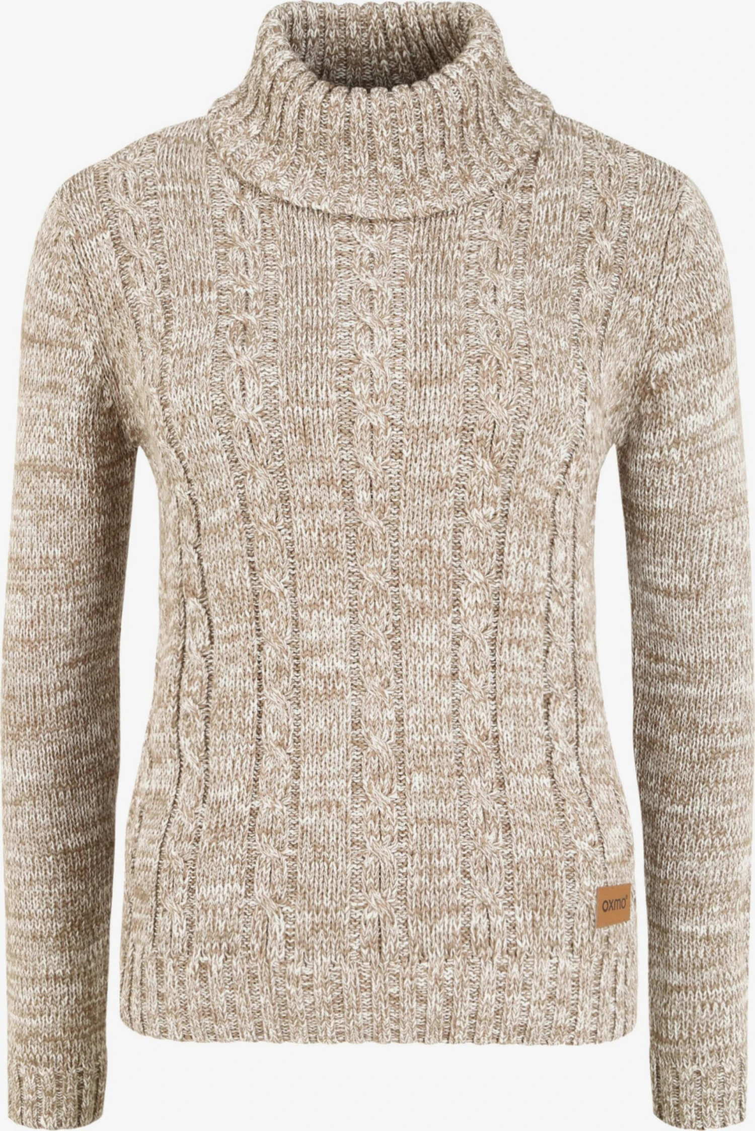OXMO Pullover Rollkragenpullover Philipa Frauen Beige / Hellbeige / Beigemeliert 1 OXMO Pullover Rollkragenpullover Philipa Frauen Beige / Hellbeige / Beigemeliert