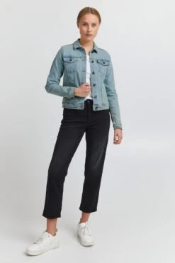 OXMO Jeansjacken Jeansjacke Fria Frauen Blau 8 OXMO Jeansjacken Jeansjacke Fria Frauen Blau -OXMO Verkaufs-Shop a4e12fd314396b2b4f9da5a3cfddf708