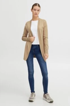 OXMO Strickjacken Strickjacke Kat Frauen Beige -OXMO Verkaufs-Shop a55f041e1dc484aaa161492b2d1f9497