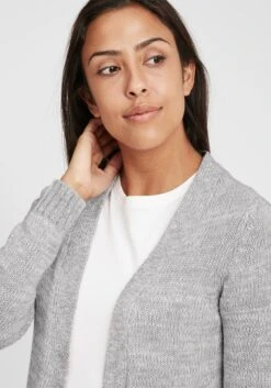 OXMO Strickjacken Strickjacke Philetta Frauen Grau -OXMO Verkaufs-Shop a56df2ebaa684c6ccff82c5146a9bf0c