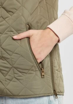 OXMO Westen Steppweste Alita Frauen Grün -OXMO Verkaufs-Shop a7cc5074696e0e0995e7decc81c33e97