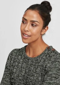 OXMO Feinstrickpullover Strickpullover Phia Frauen Anthrazit -OXMO Verkaufs-Shop a9116784a57566cd3b52f1dfa047e488
