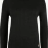 OXMO Pullover Rollkragenpullover OXPIA Frauen Schwarz