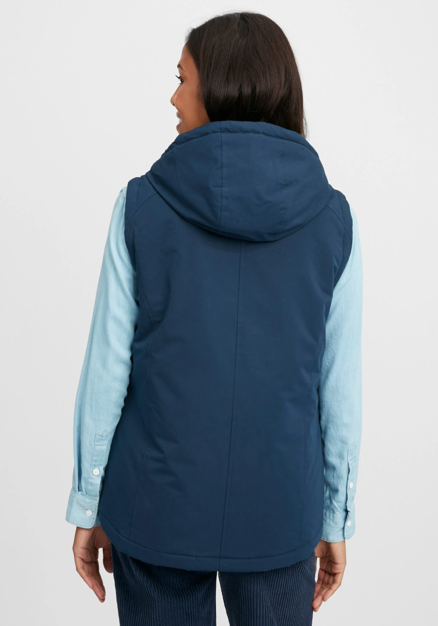 OXMO Westen Weste Tenja Frauen Blau / Navy / Dunkelblau 4 OXMO Westen Weste Tenja Frauen Blau / Navy / Dunkelblau – Bild 4