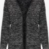 OXMO Strickjacken Strickjacke Danila Frauen Schwarz