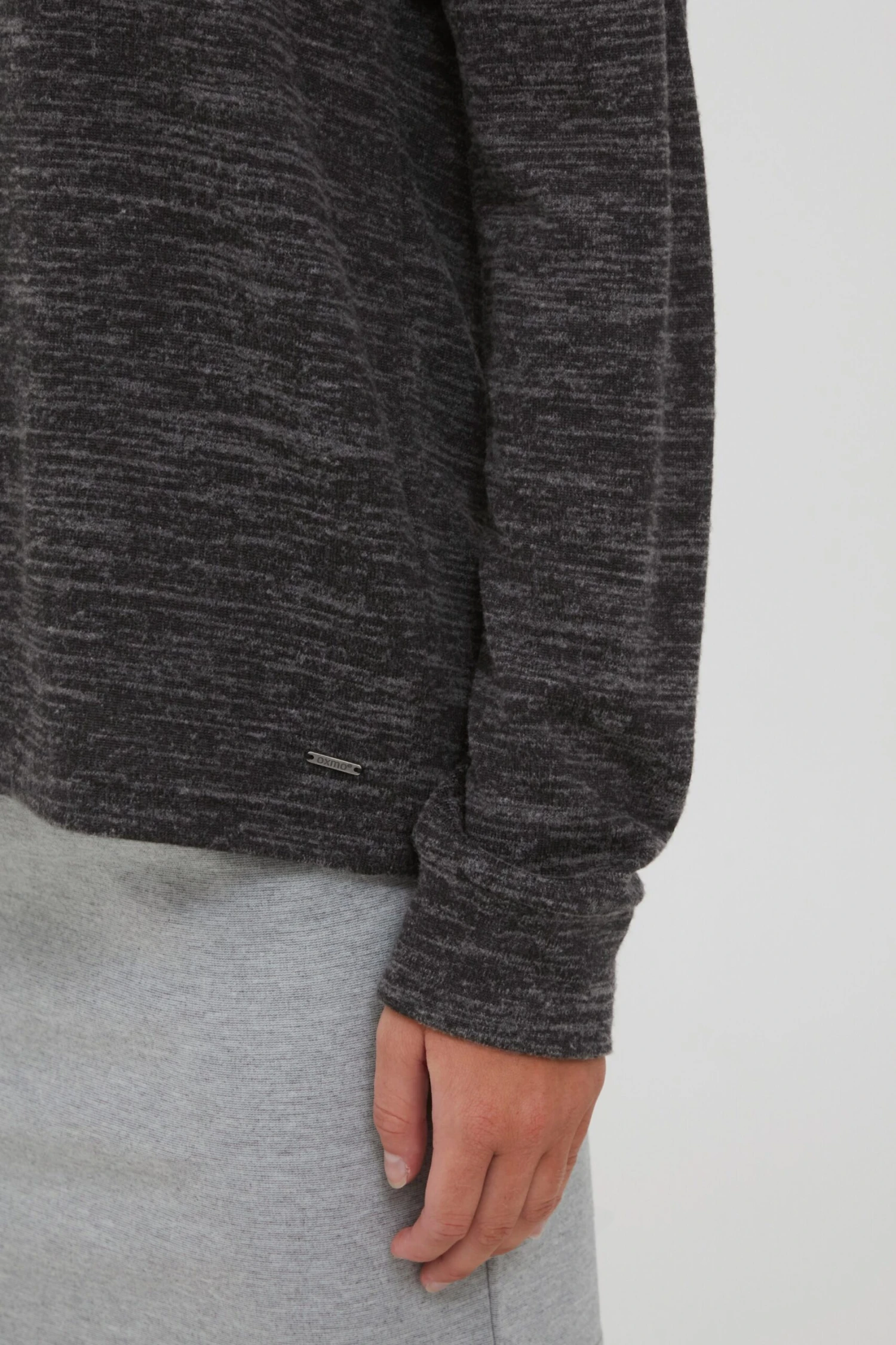 OXMO Sweatshirts Sweatshirt Benta Frauen Grau / Dunkelgrau 6 OXMO Sweatshirts Sweatshirt Benta Frauen Grau / Dunkelgrau – Bild 6